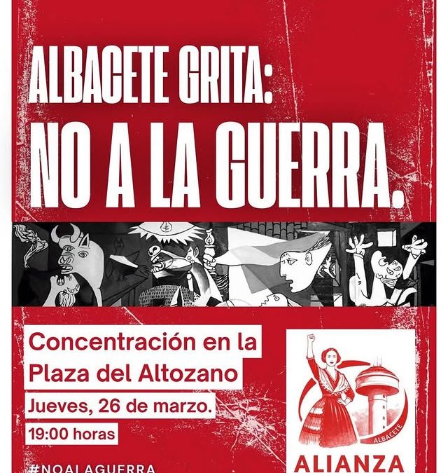 Desde FAVA decimos NO A LA GUERRA